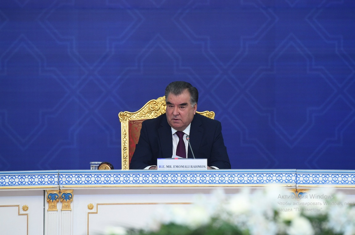 President of the Republic of Tajikistan H.E. Mr. Emomali Rahmon