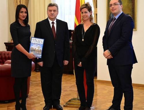 Meeting Macedonia’s President Gjorge Ivanov