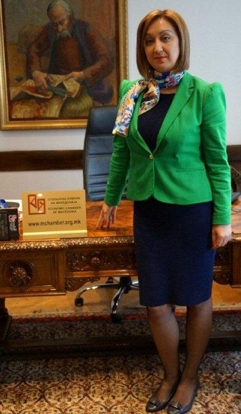 Jelisaveta Georgieva, Vice President and Executive Director of the Economic Chamber of Macedonia