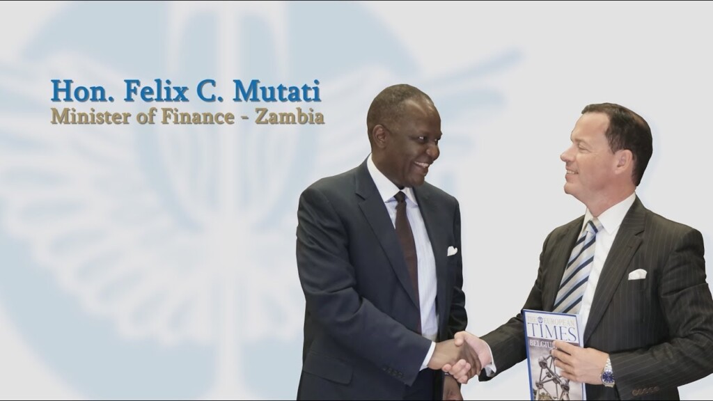 Hon. Felix C. Mutati, Zambian Minister of Finance
